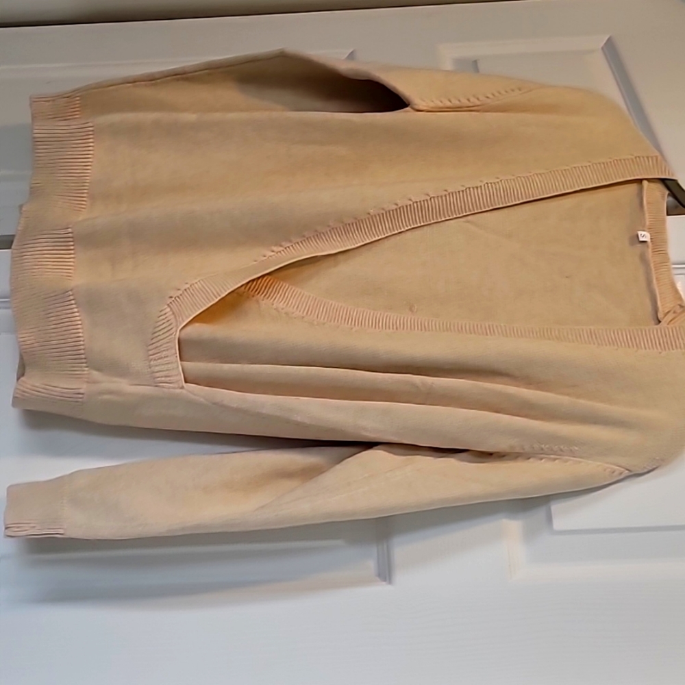 Tan Sweater, Size Sm